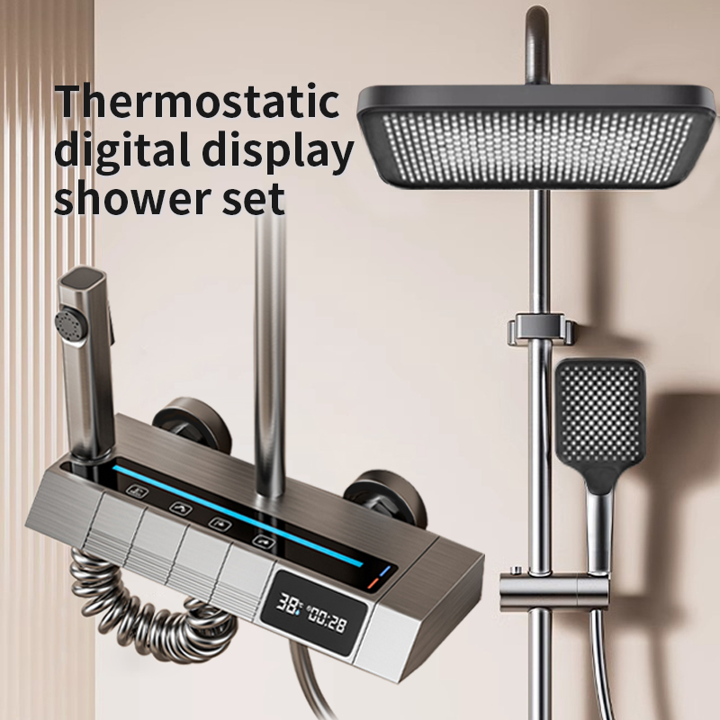 Home Bar Set - Constant temperature digital piano shower head