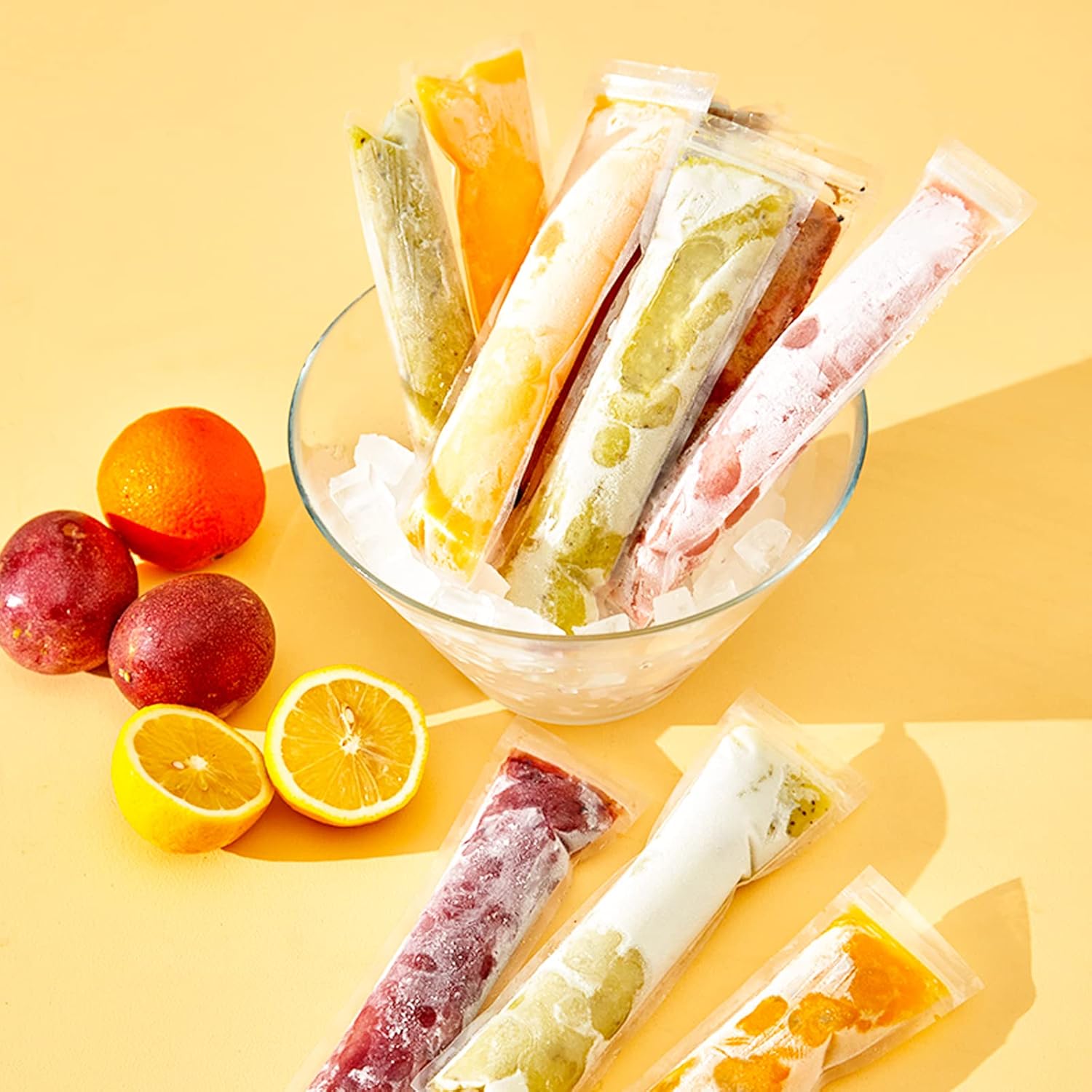 50PCS Popsicle Bags - Disposab - Ice Mold Sphere ulasan dan harga