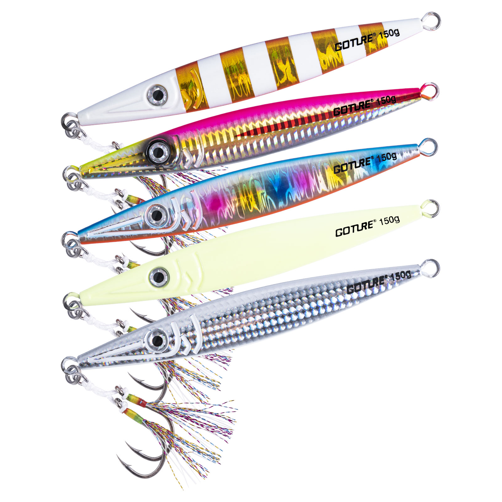Goture Luminous Fast Sinking J - Jigger Double Sided ulasan dan harga