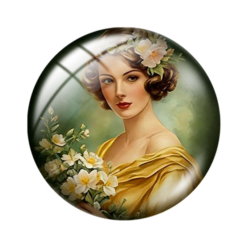 Retro European-style girl  12/ - Old Fashioned Glass ulasan dan harga