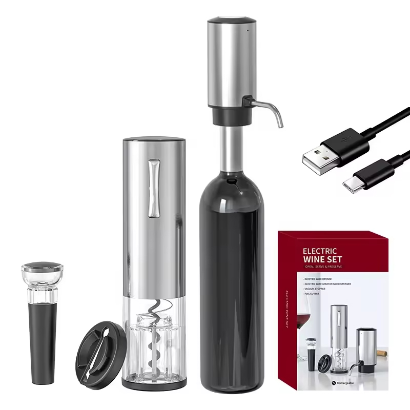 4-in-1 Rechargeable Electric W - Home Bar Set ulasan dan harga