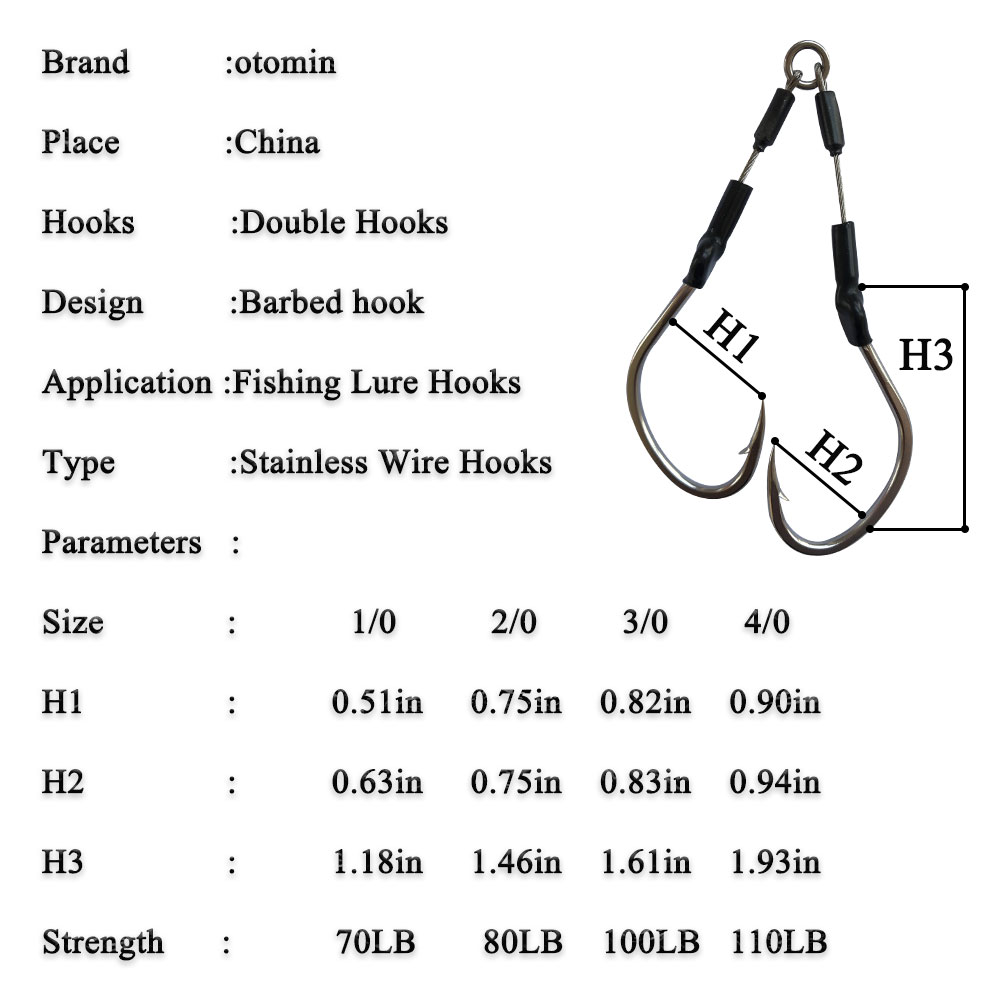 2pairs/bag Slow Fast Jigging H - Jigger Double Sided ulasan dan harga