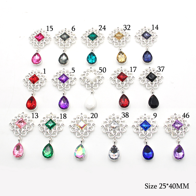 Shiny 25 * 46MM 10Pcs Crystal  - Cocktail Recipe Book ulasan dan harga