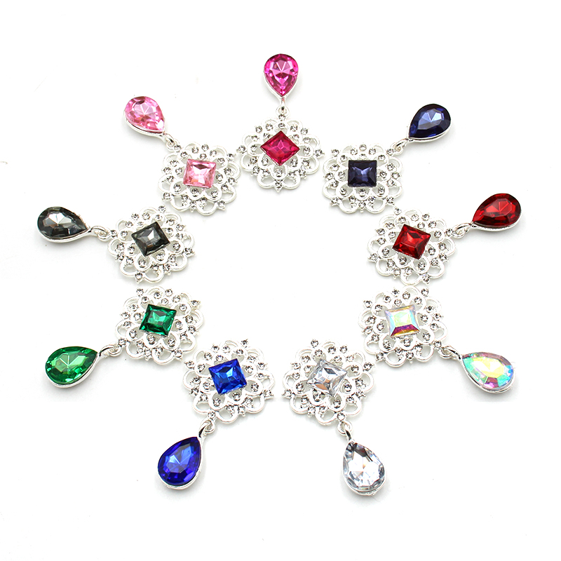 Shiny 25 * 46MM 10Pcs Crystal  - Cocktail Recipe Book ulasan dan harga