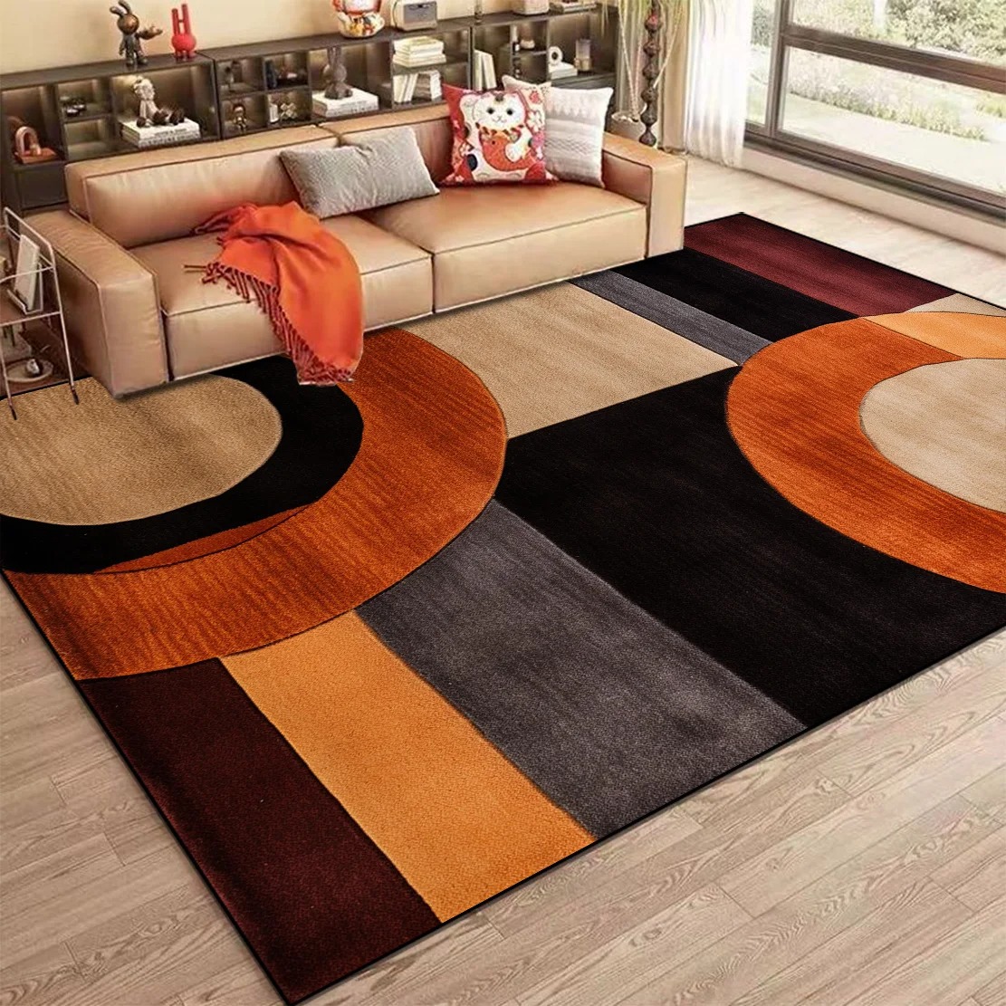 Nordic Abstract Carpet for Liv - Home Bar Seating ulasan dan harga