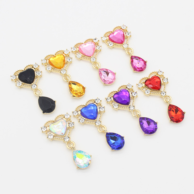 10Pc 20*40mm NEW Heart Crystal - Cocktail Recipe Book ulasan dan harga