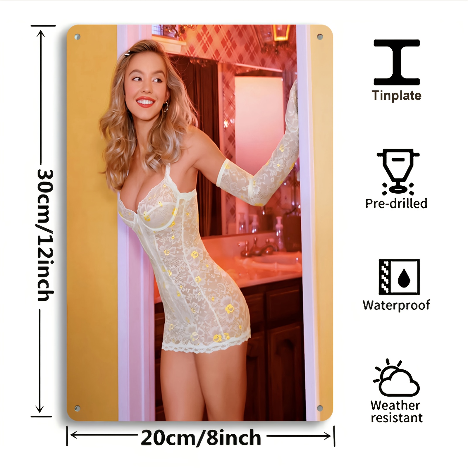 Sydney Sweeney Euphoria Metal  - Home Bar Sydney ulasan dan harga