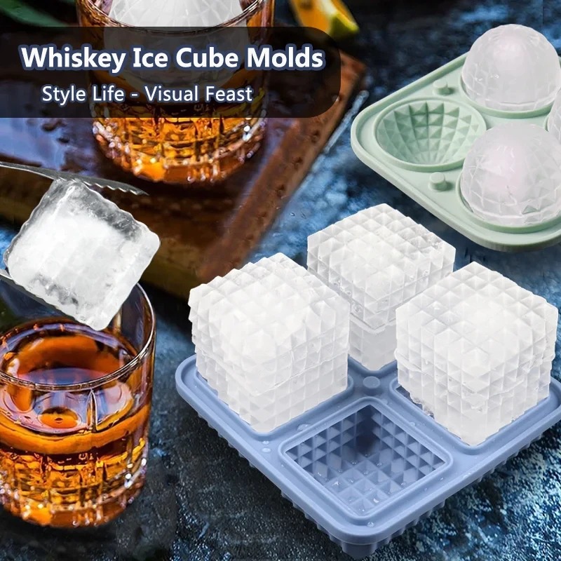 Ice Cube Tray Silicone with Li - Ice Mold Sphere ulasan dan harga