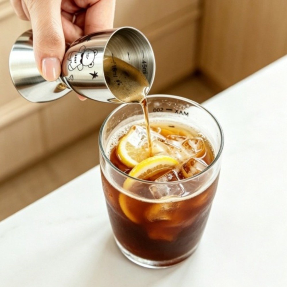 30/60ML Stainless Steel Jigger - Jigger Double Sided ulasan dan harga