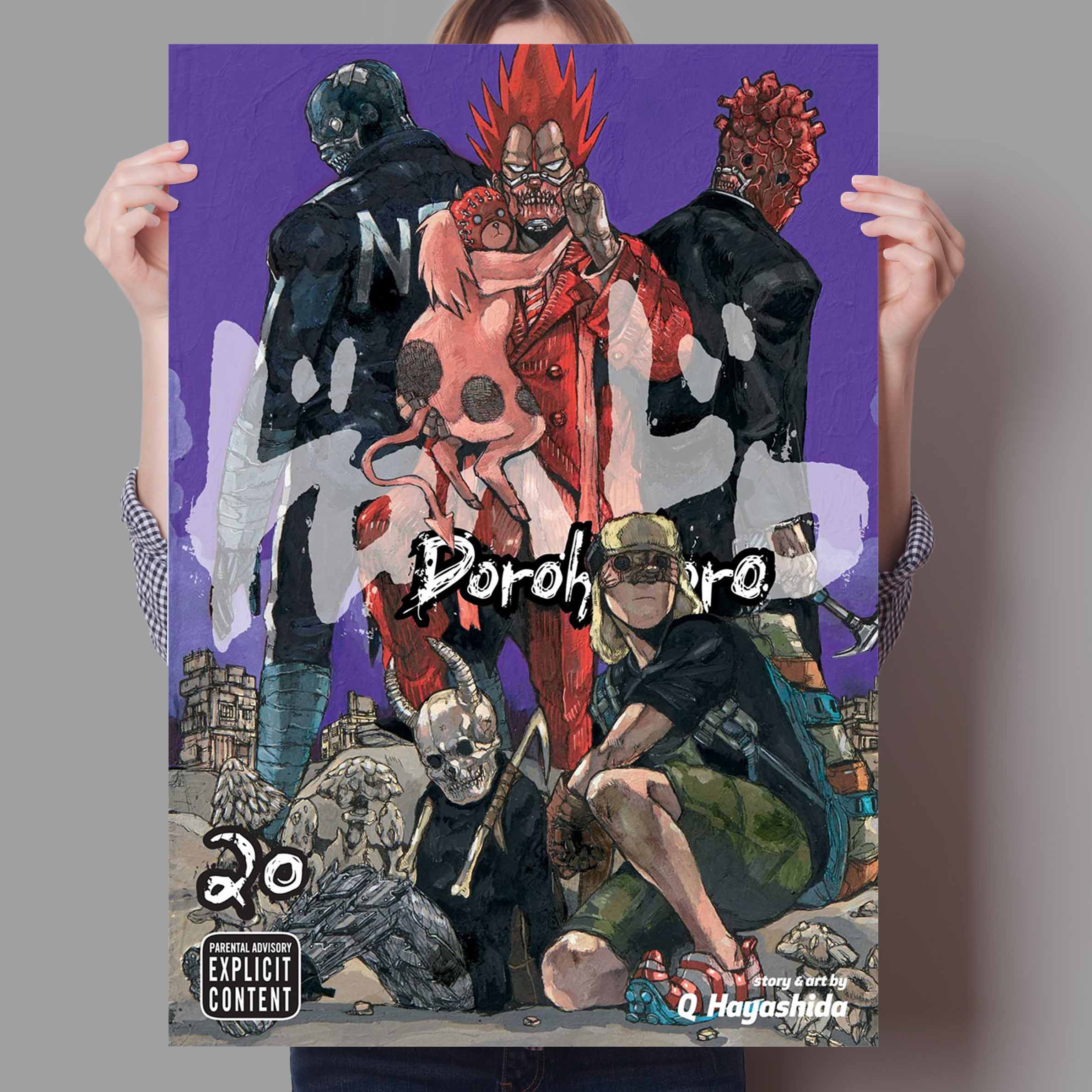 Anime Vintage Dorohedoro Poste - Home Bar Seating ulasan dan harga