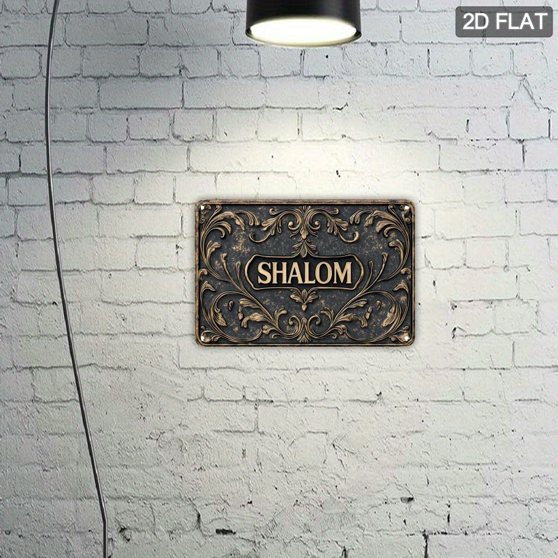 CIFBUY Vintage Shalom Aluminum - Home Bar Signs ulasan dan harga