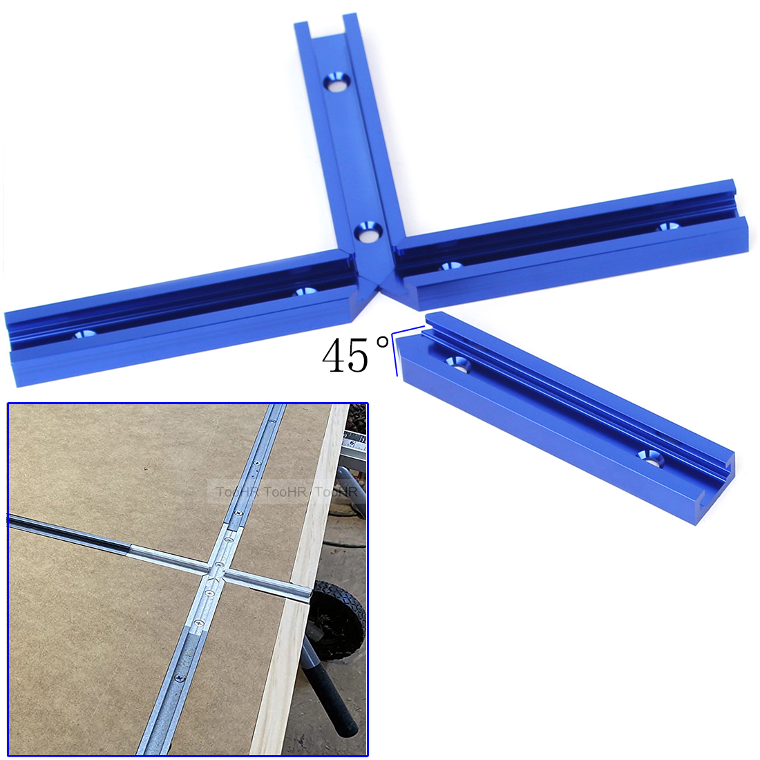 19mm T-Track Slot Miter Track  - Jigger Double Sided ulasan dan harga