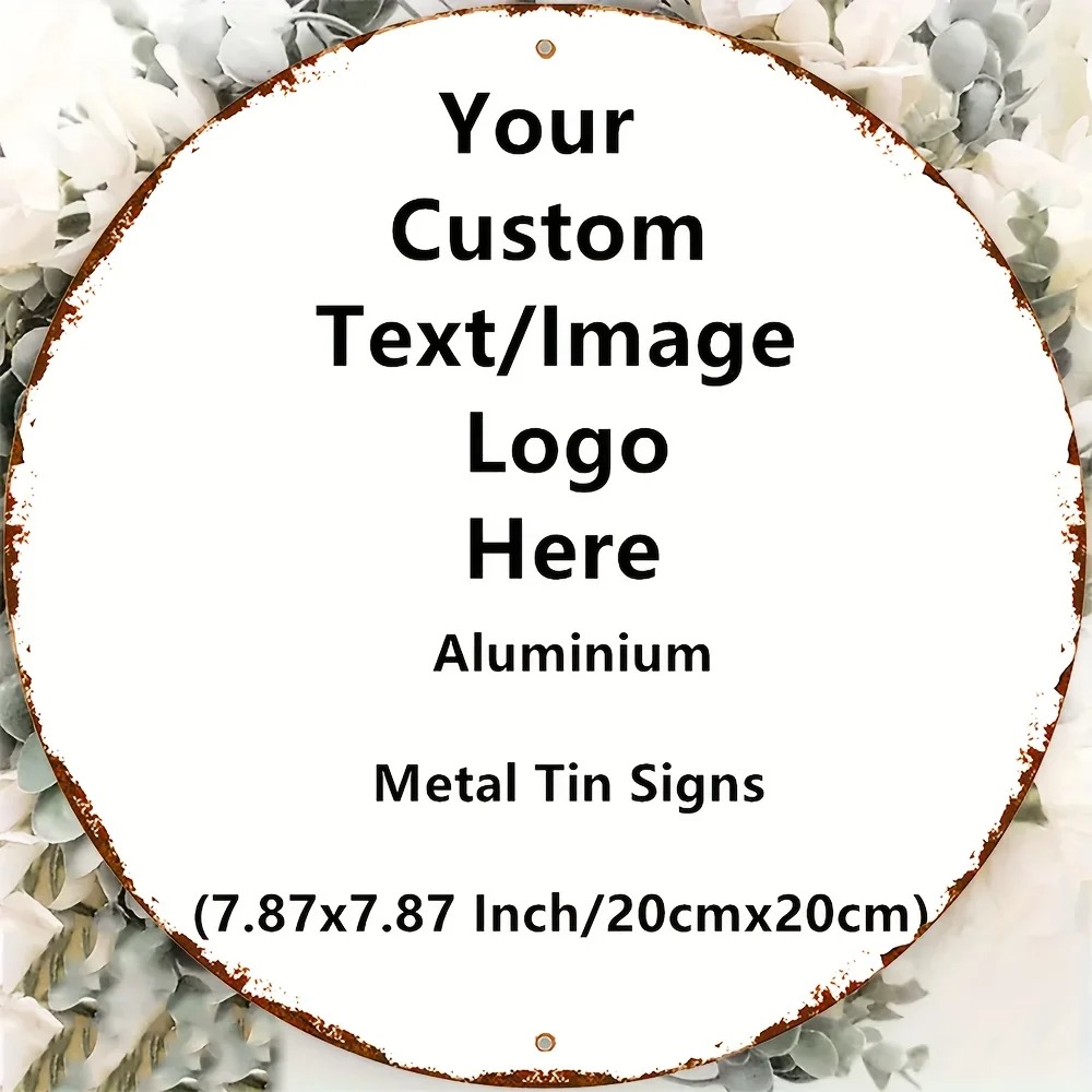 Custom Round Tin Sign - Vintag - Home Bar Signs ulasan dan harga