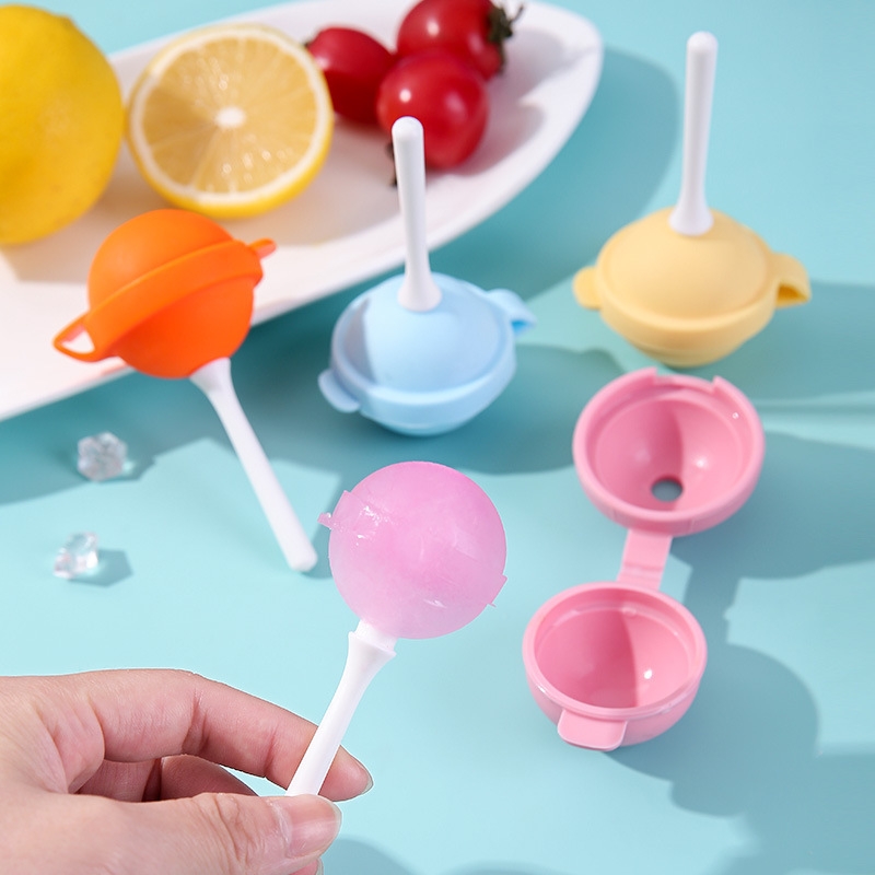 4 PCS Lollipop Ice Ball Mold S - Ice Mold Sphere ulasan dan harga