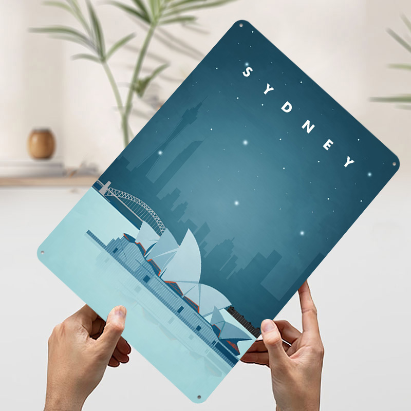 Sydney Travel Poster Customize - Home Bar Sydney ulasan dan harga