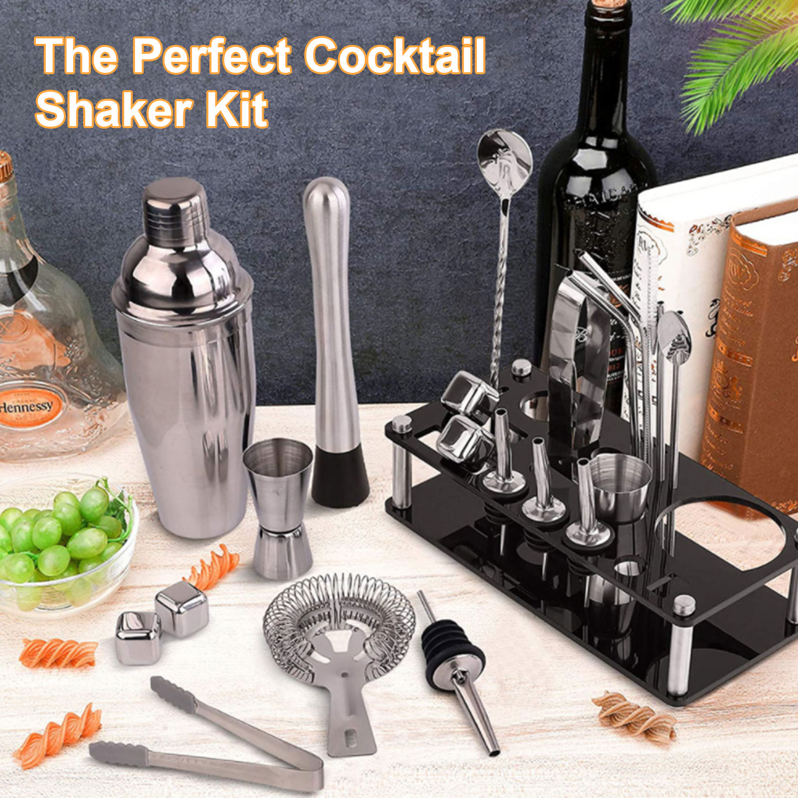 Cocktail Making Set Shaker Sta - Cocktail Recipe Book ulasan dan harga